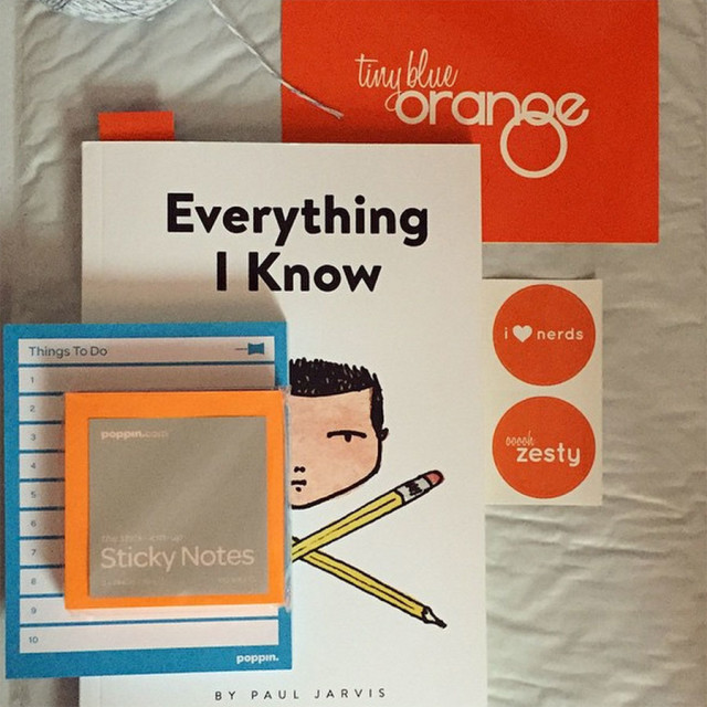 tiny blue orange // sending a welcome kit to clients