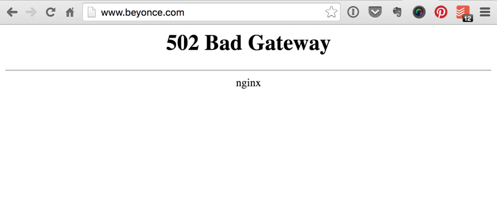 keep your site from crashing during your next launch // Beyonce's 502 error //tiny blue orange